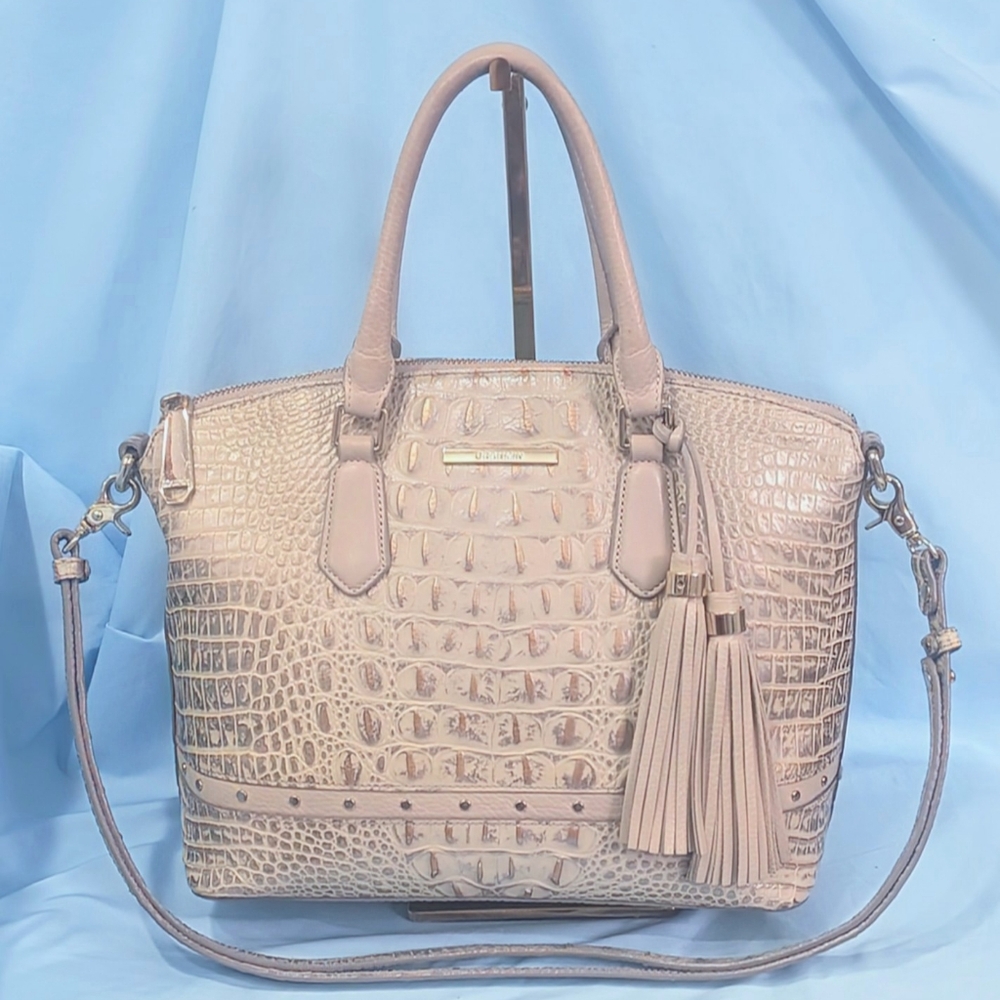 VEUC Brahmin Medium Duxbury in Silver Birchside